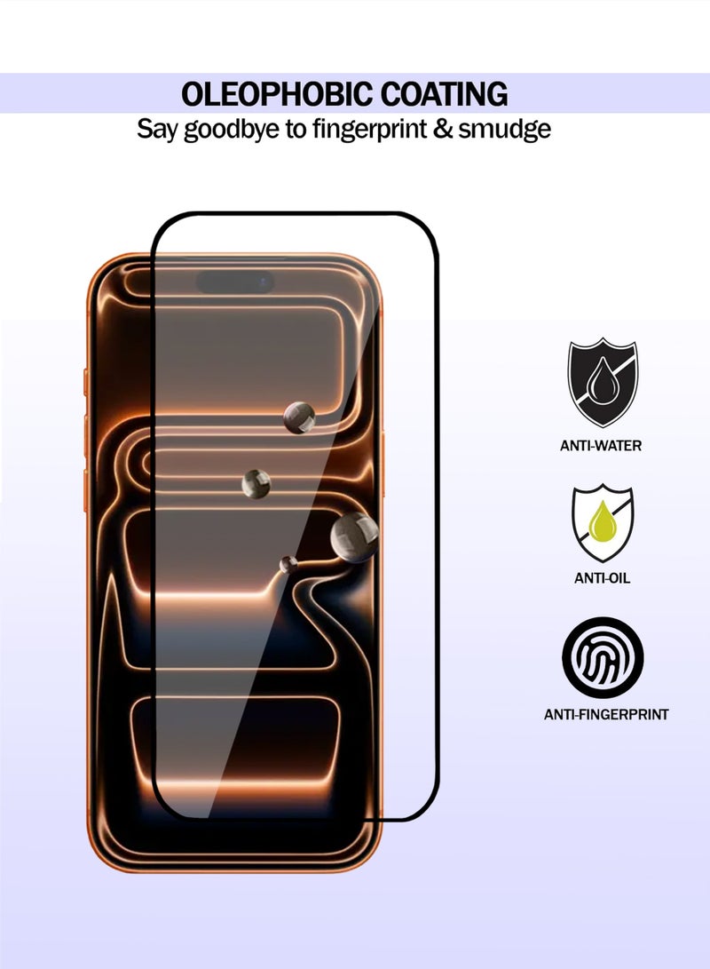 2 in 1 Combo Pack for Apple iPhone 17 Pro Max Camera Lens Shield, with Tempered Glass For Apple iPhone 17 Pro Max, High Transparency, Delicate Touch, Anti-Explosion, Smooth Arc Edges, Easy Installation - Image 4